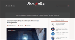 Desktop Screenshot of fingertecblog.com