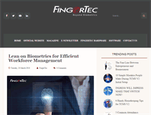 Tablet Screenshot of fingertecblog.com